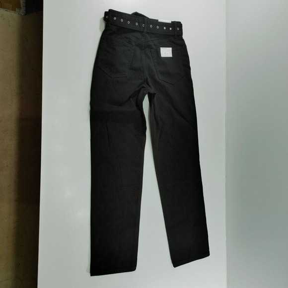 We Wore What Women's Jeans Size 26 Cut Out Straight Leg Black - Picture 2 of 13